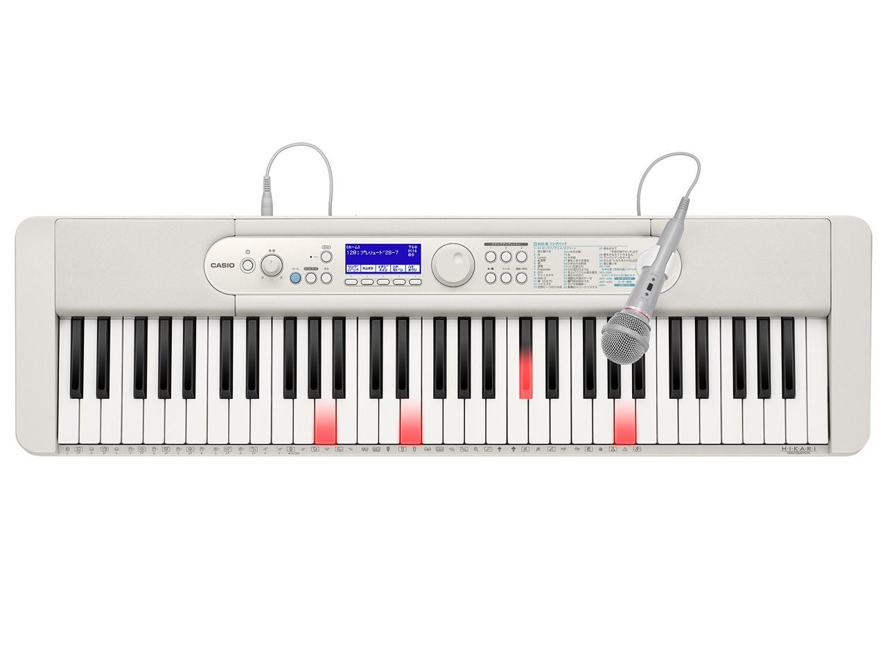 美品・高年式 CASIO カシオ 61鍵盤 光ナビゲーションキーボード 2022年