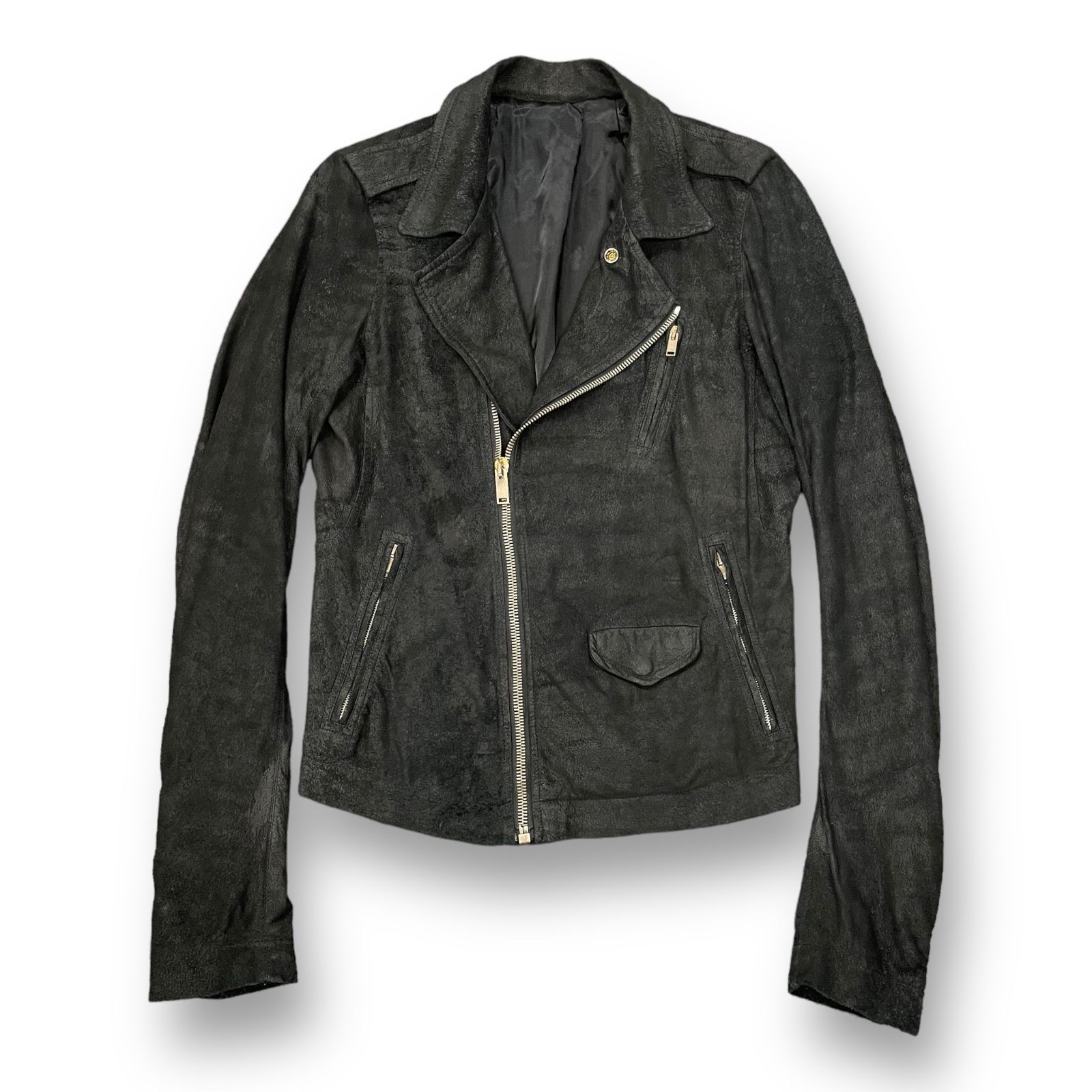 国内正規 RICK OWENS STOOGES BIKER SLIM ASTAIRE レザー ダブル