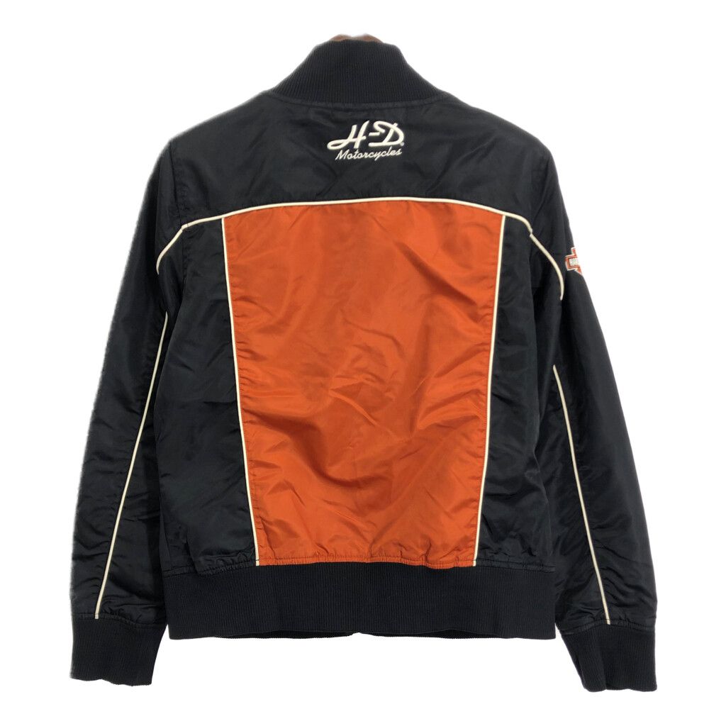 ハーレーダビッドソン ナイロン ライダースジャケット ブラック XL 