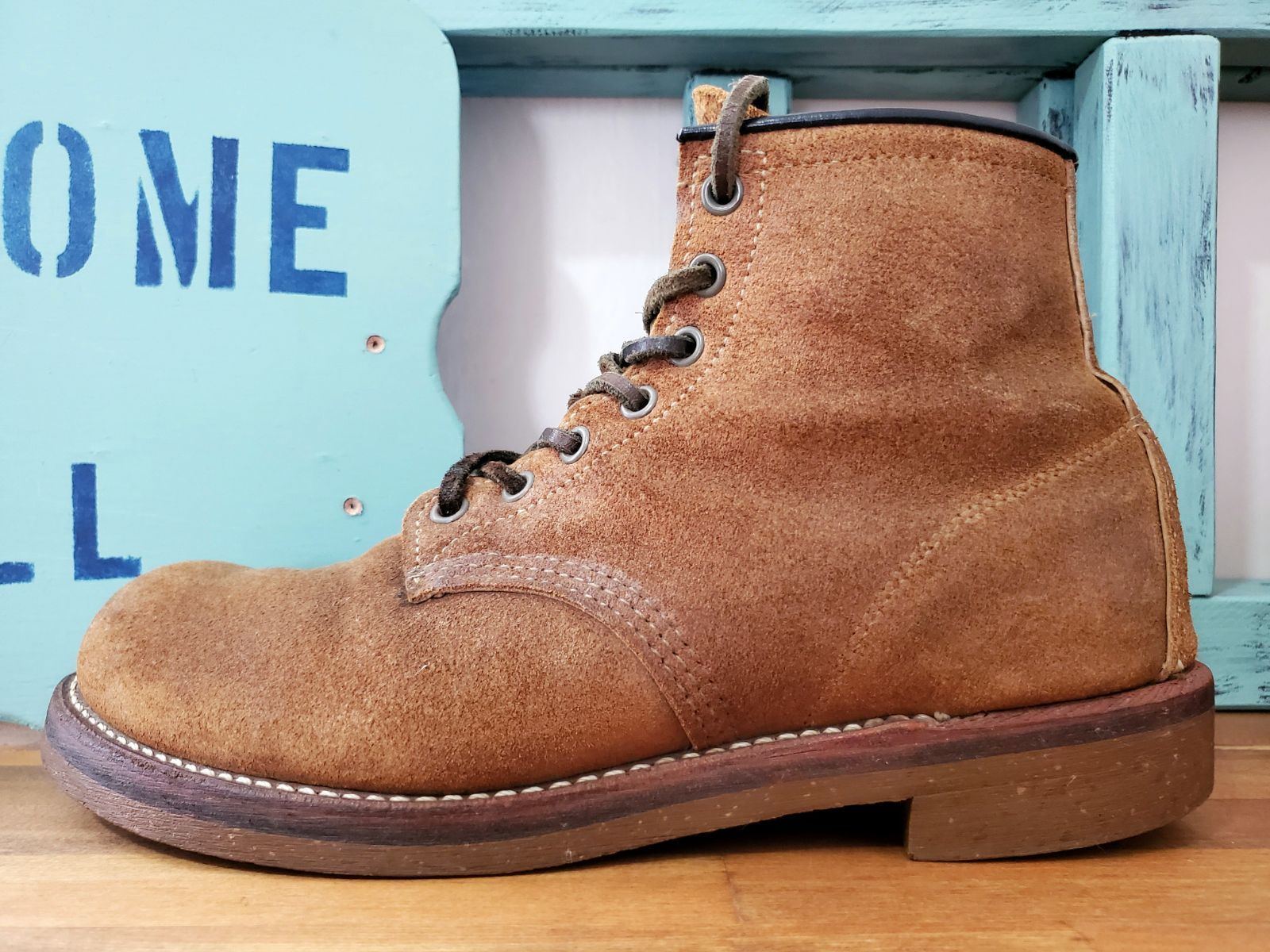 REDWING×Nigel Cabourn×Harris Tweed レッドウィング□USED 12年 USA製 