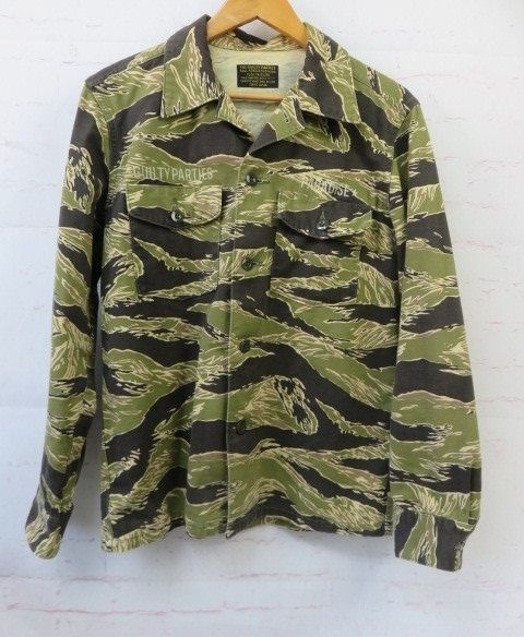 中古】WACKO MARIA ﾜｺﾏﾘｱ ｼﾞｬｹｯﾄ ﾐﾘﾀﾘｰｼﾞｬｹｯﾄ ｶｰｷ系 M 991866224