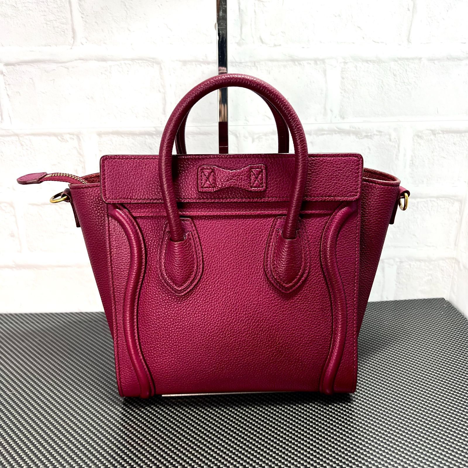 CELINE／セリーヌ ラゲージ ナノショッパー 2WAY ハンドショルダー 