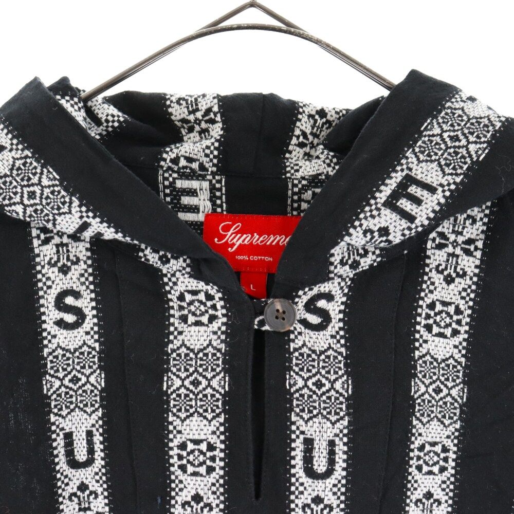 SUPREME シュプリーム 22SS Baja Hooded Shirt バジャ ストライプ 長袖