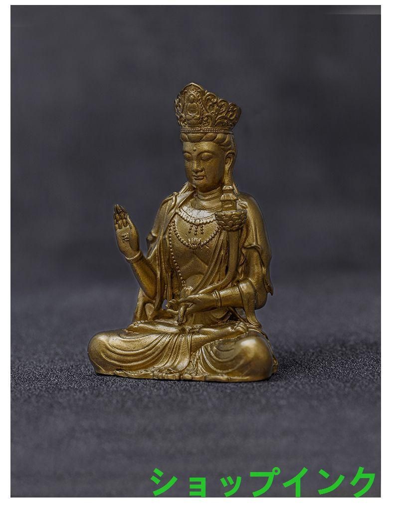 仏教美術 金銅 弥勒菩薩半跏像 銅 仏像 時代物 朝鲜 李朝 金銅仏 仏像