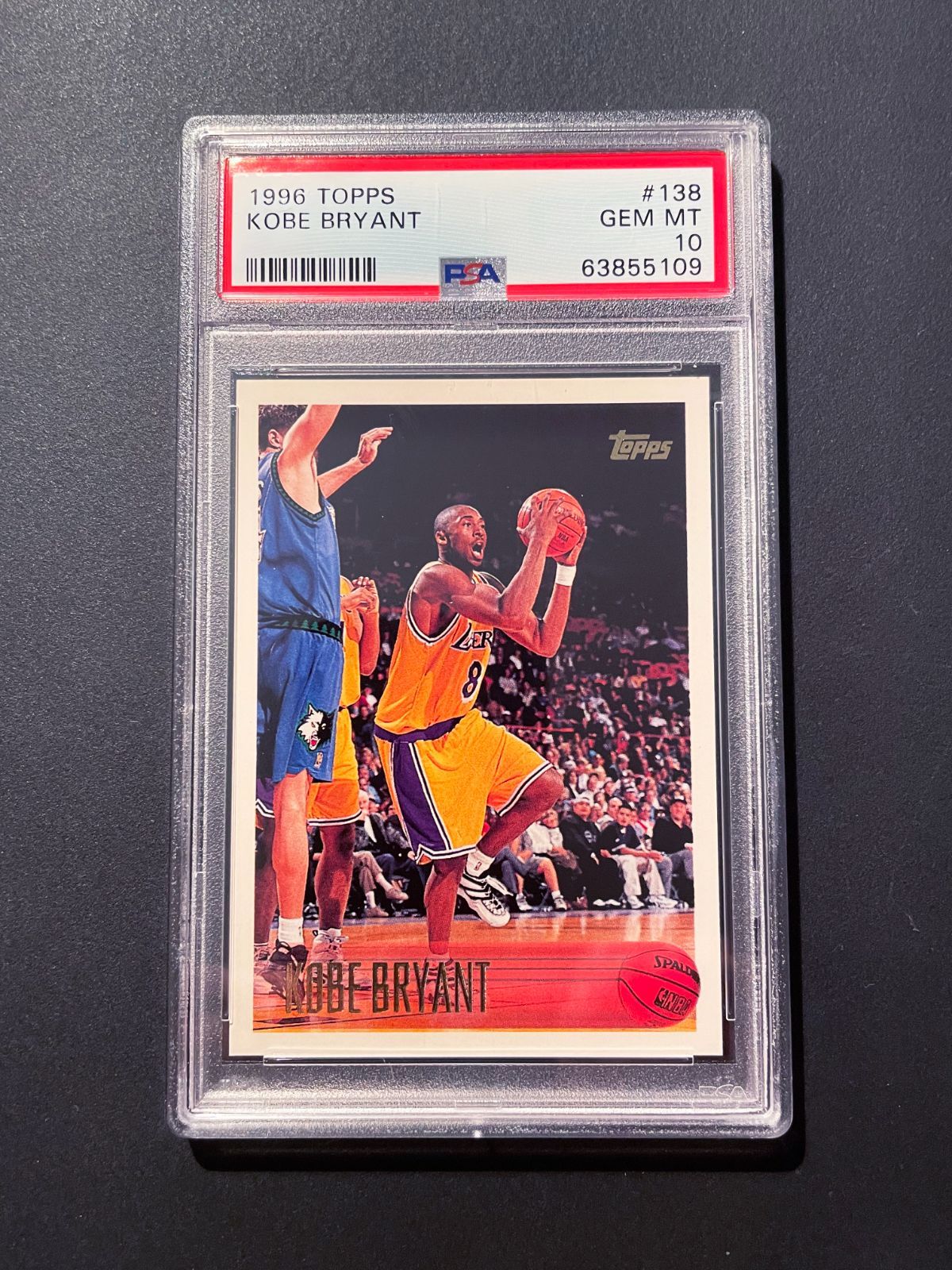 1996 Topps 138 Kobe Bryant RC PSA 10 コービー ブライアント ルーキーカード PSA鑑定済み