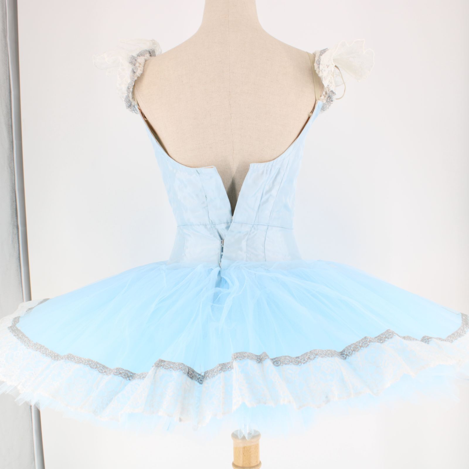 美品 日本製 バレエ衣装】ブルー Chacott チャコット チュチュ 売れ筋
