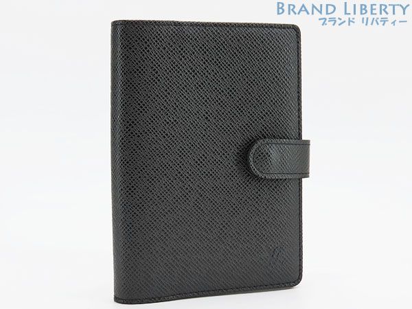 ルイヴィトン LOUIS VUITTON タイガ アジェンダPM 手帳カバー システム手帳 アルドワーズ ブラック R20426