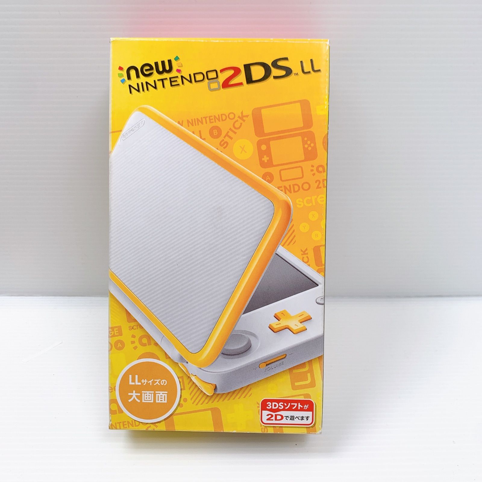 美品 new ニンテンドー 2DS LL ホワイトオレンジ すぐ遊べる
