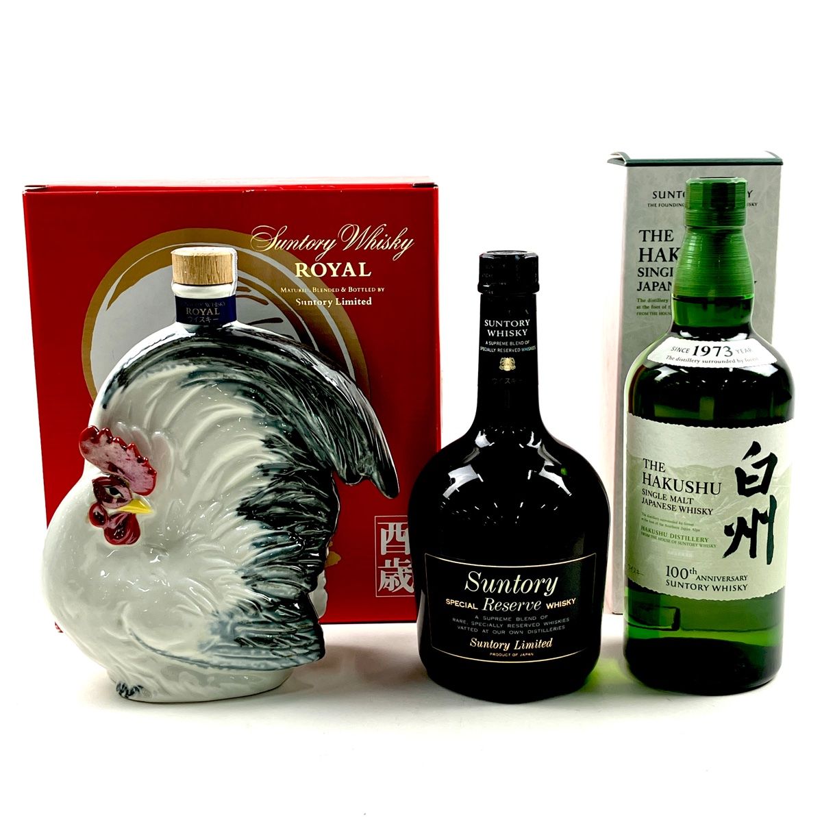 未開封】SUNTORY ローヤル ウイスキー 干支ボトル 1993年 酉年