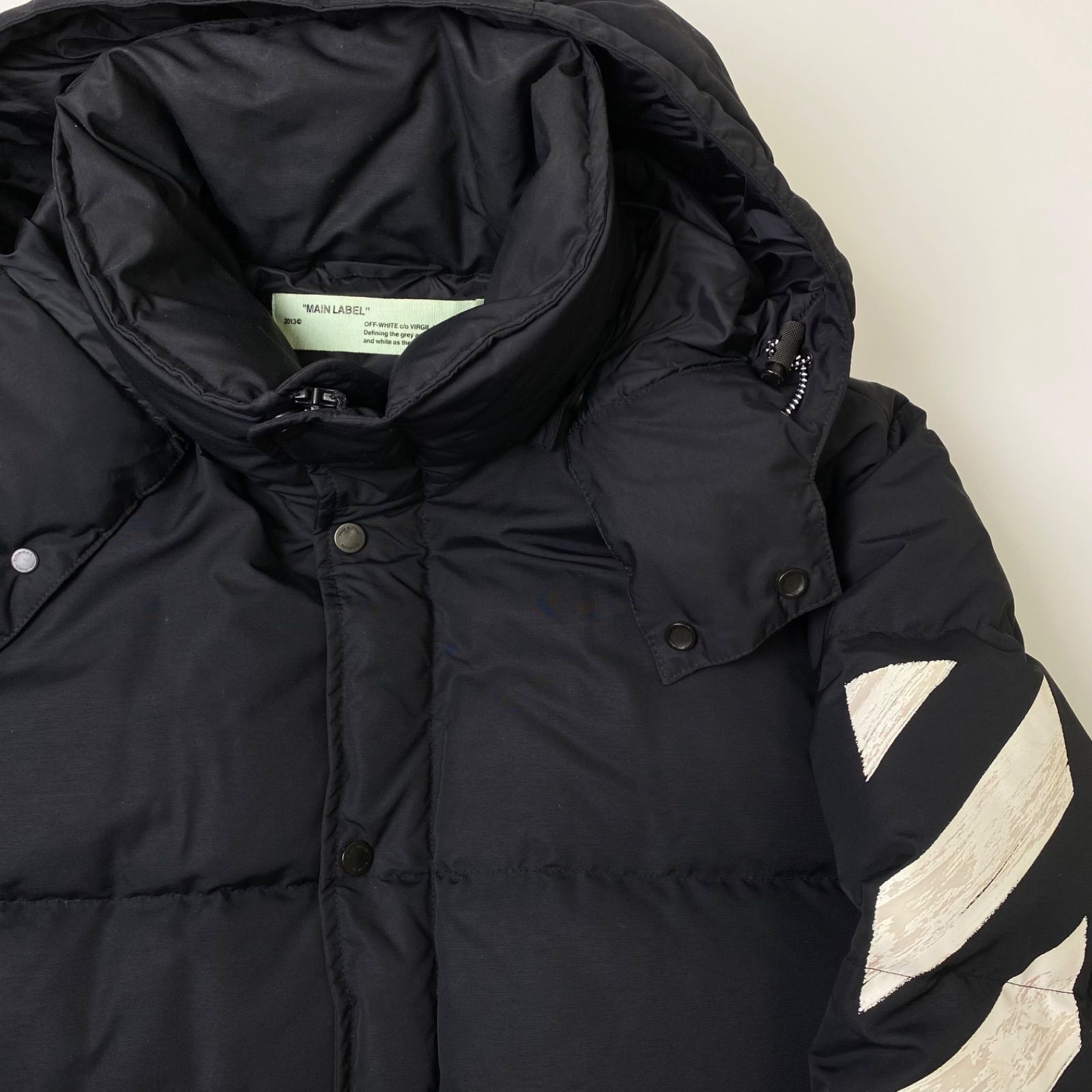 OFF-WHITE ダウンジャケット Off-White オフホワイト Bounce フーデッド ダウンジャケット