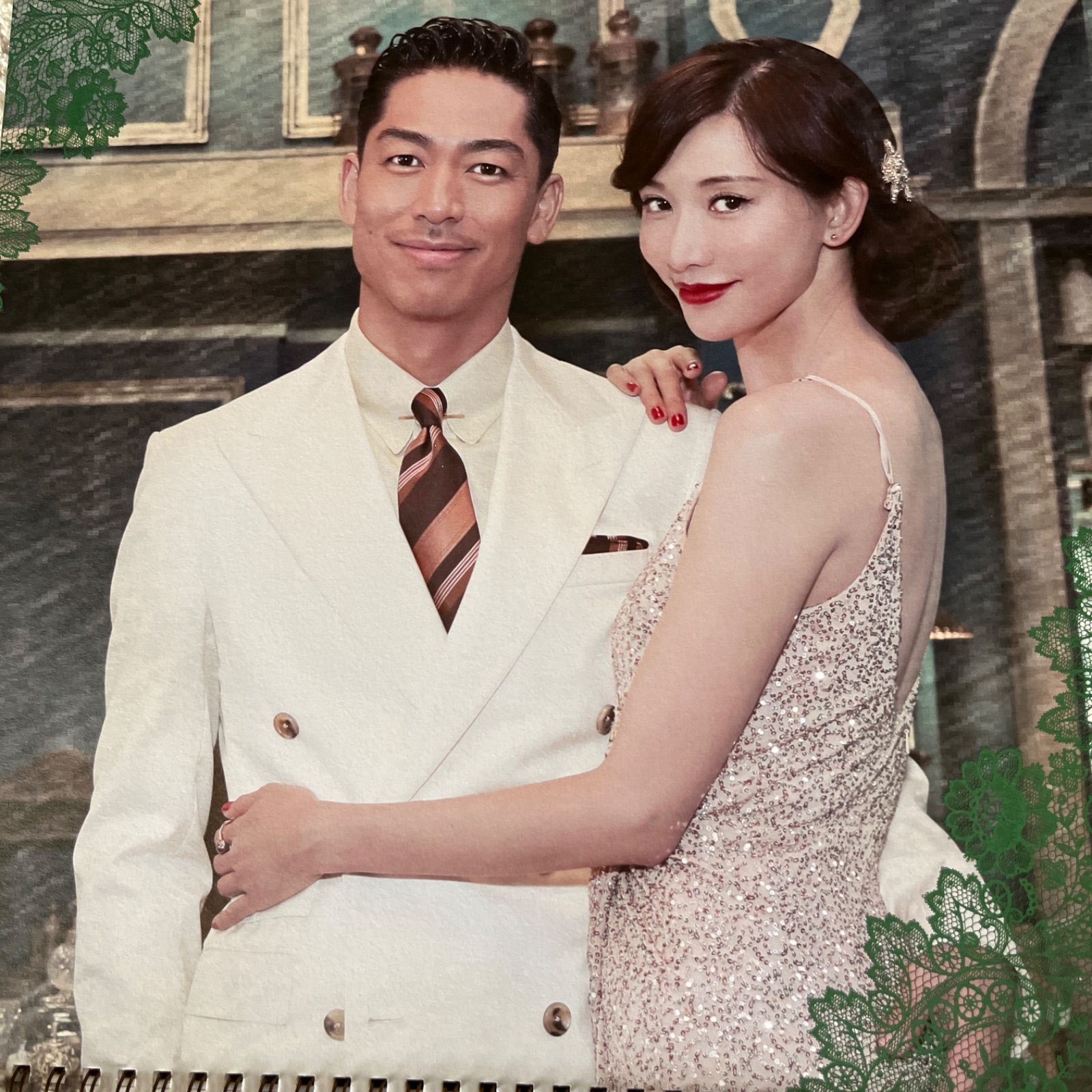 新品 林志玲&アキラ(EXILE)台湾公式チャリティー2021カレンダー壁紙