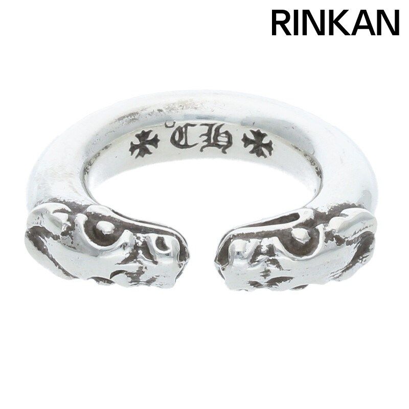クロムハーツ DOUBLE DOG RING|ダブルドッグ シルバーリング メンズ 6.5号