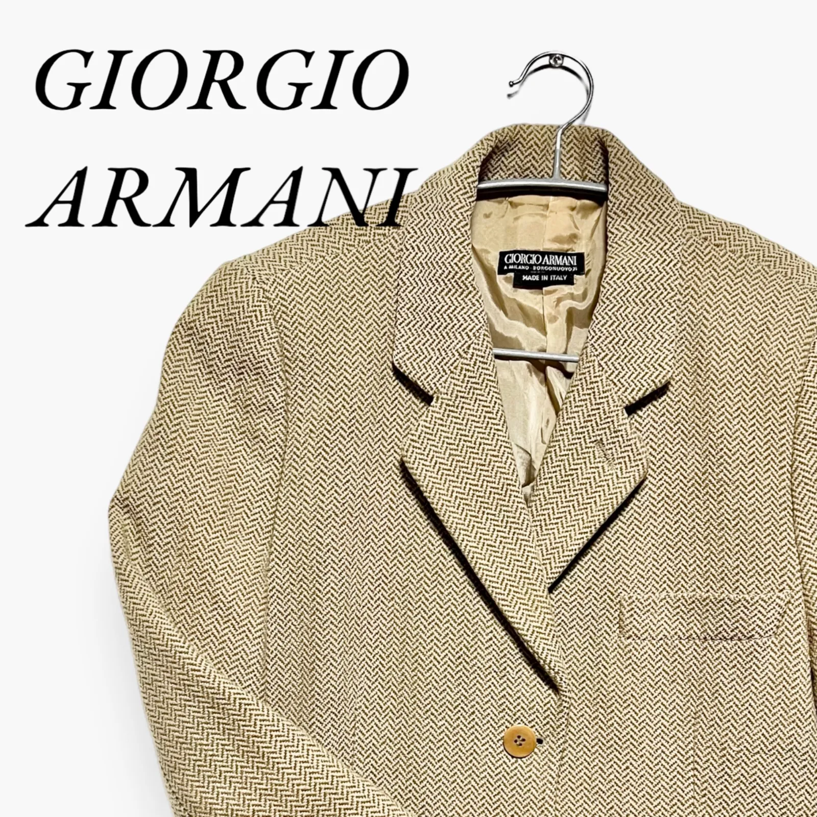 訳あり品】GIORGIO ARMANI ジョルジオアルマーニ テーラードジャケット