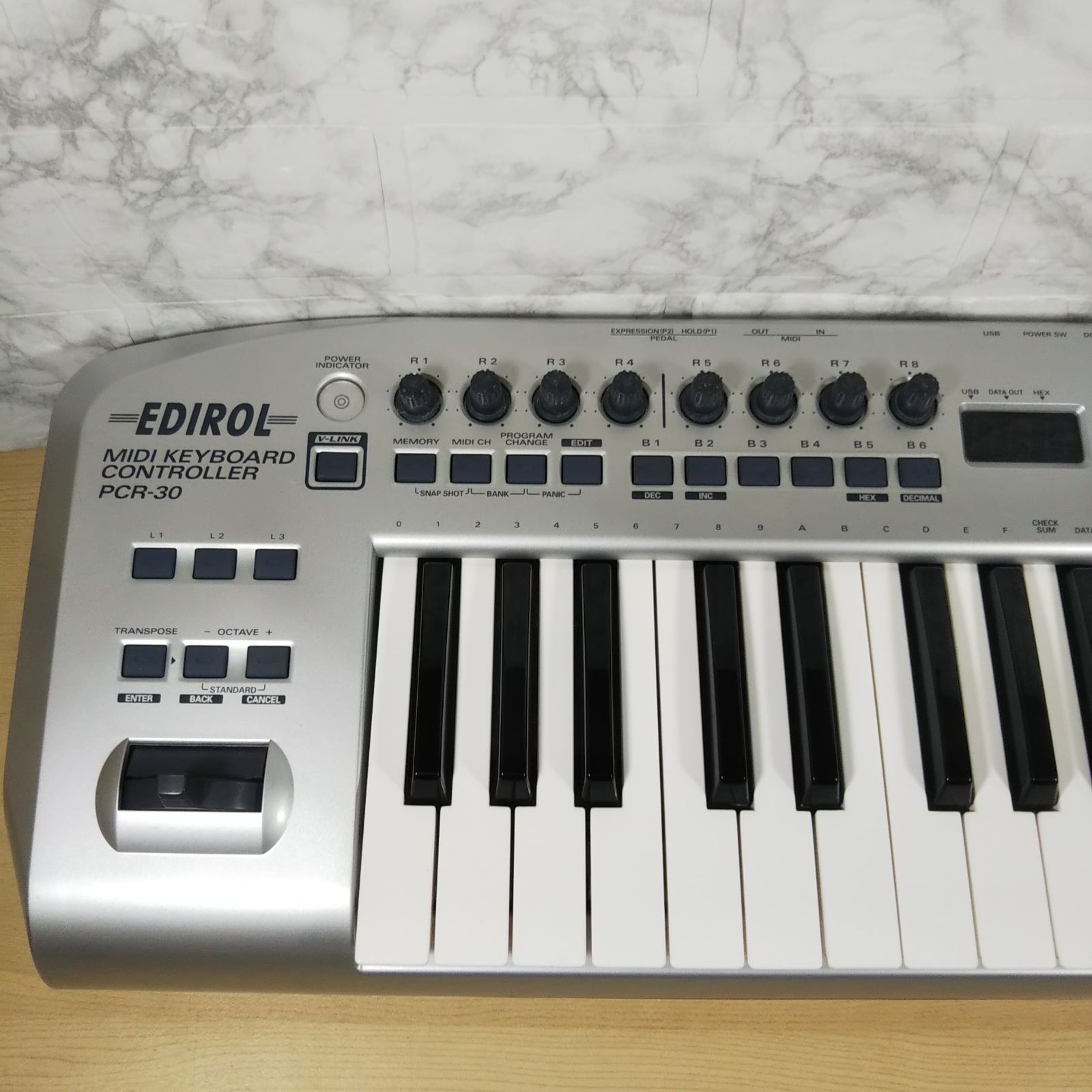 Roland MIDI Keyboard Controller EDIROL PCR-30 USB MIDI標準キーボード32鍵　中古品