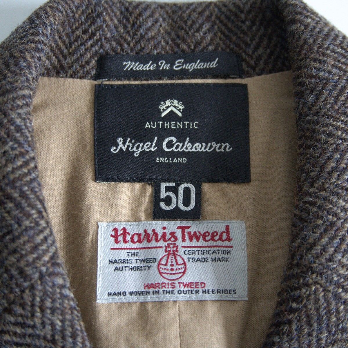 【Nigel Cabourn】HarrisTweed マロリーベスト サイズ50 Nigel Cabourn】HarrisTweed マロリーベスト サイズ50 Nigel