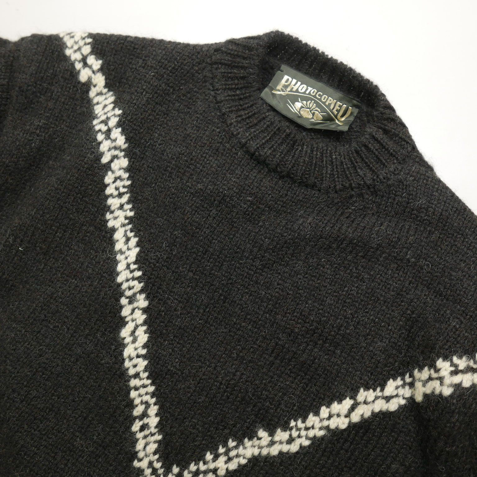 PHOTOCOPIEU フォトコピュー ELLA LOZENGE PATTERN KNIT レディース