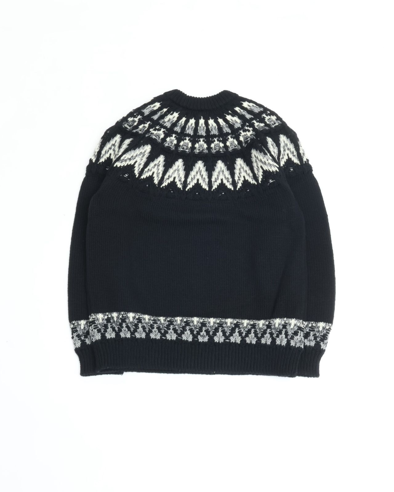 COOHEM コーヘン KOUHEN NORDIC KNIT PULLOVER L size 交編 
