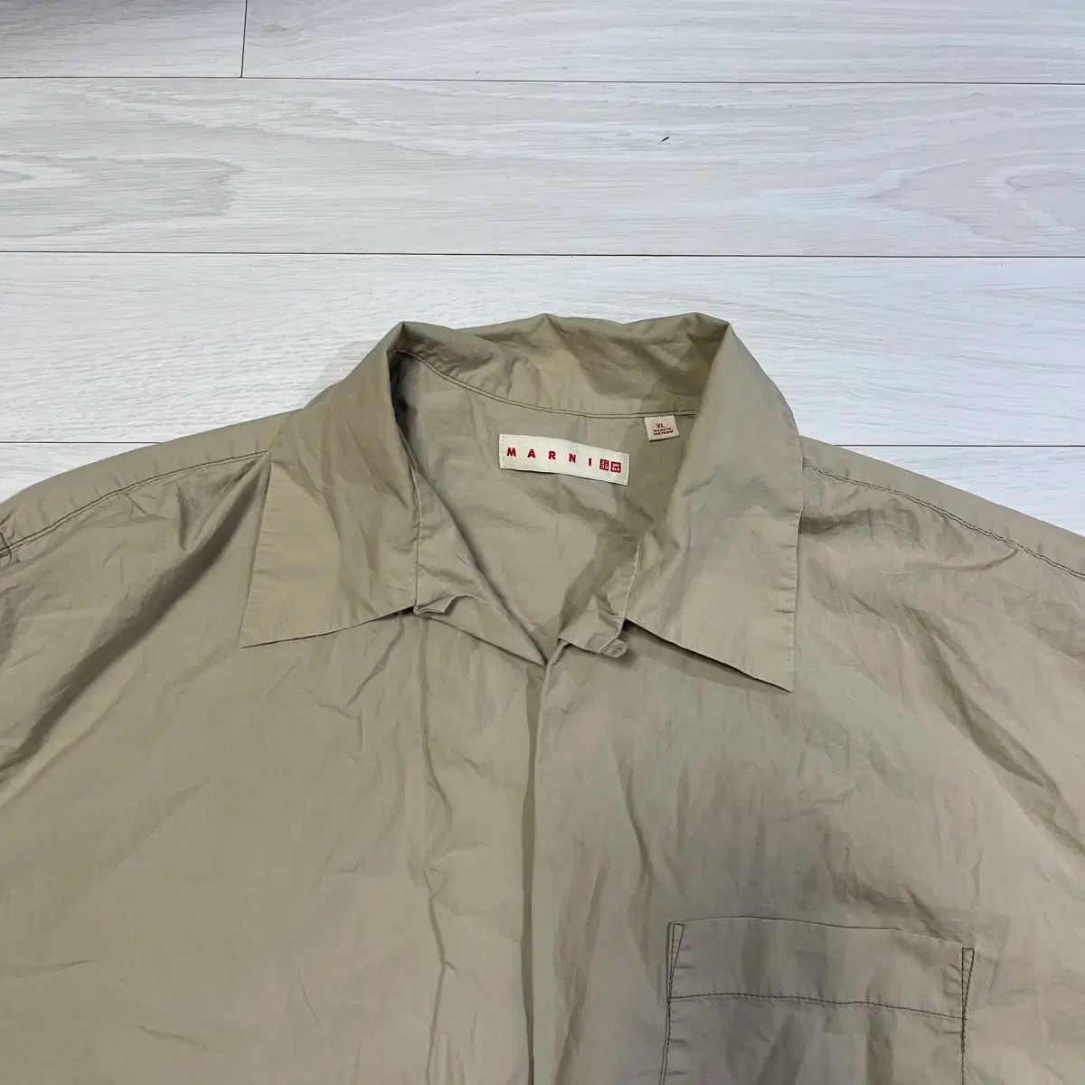 マルニ ユニクロ XL オープン シャツ