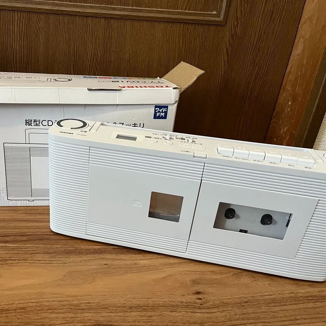 東芝 CDラジオカセットレコーダー TY-CDV1 □□TOSHIBA 東芝 CD