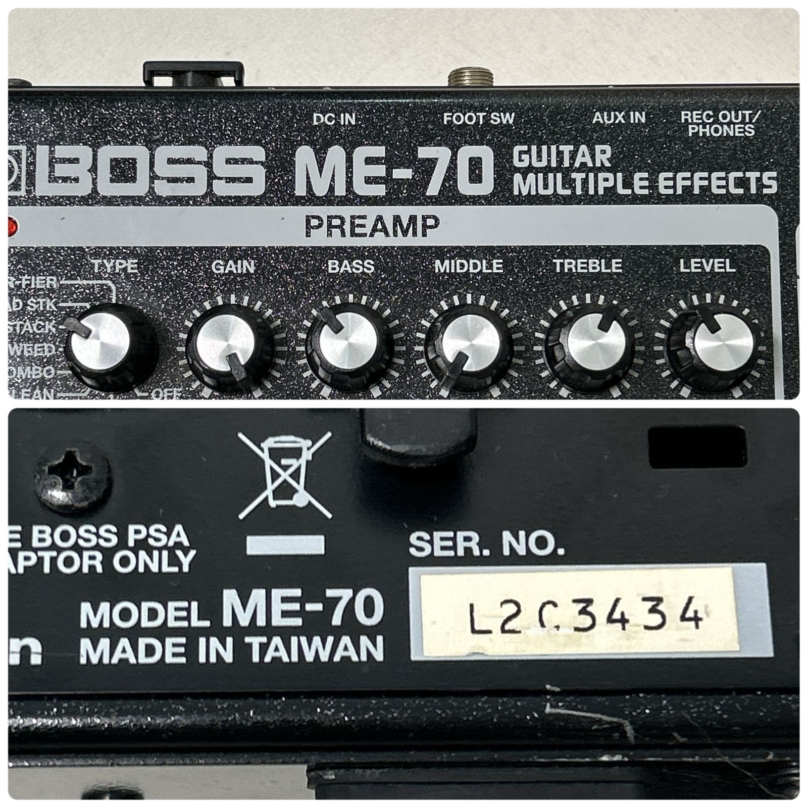 Boss ME-70 マルチエフェクター Amazon.com: Boss ME-70 Guitar Multiple Effects Pedal Board