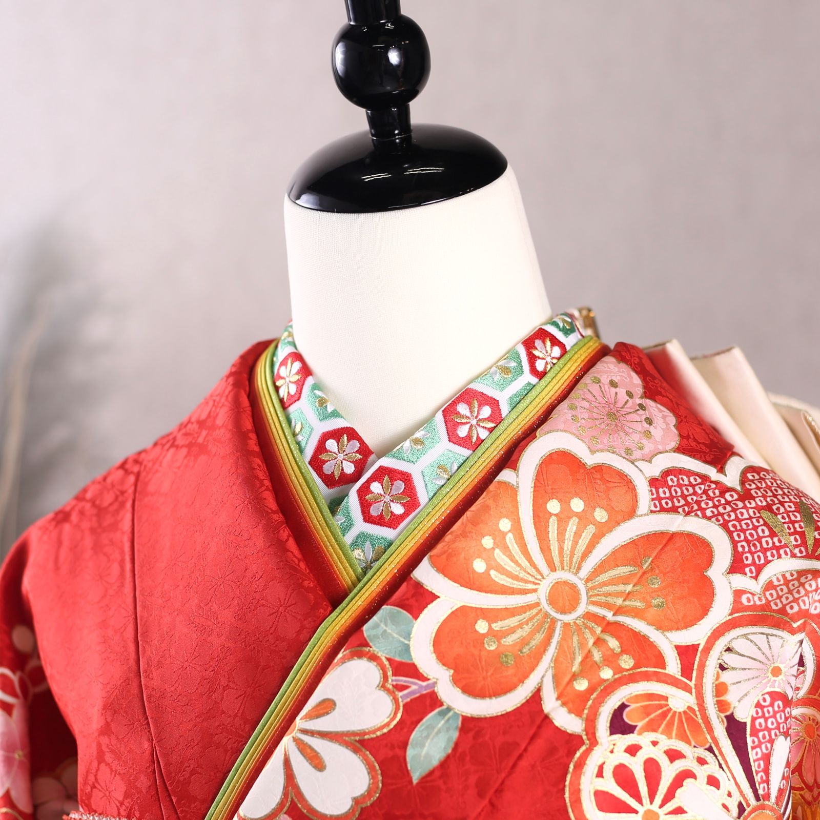 振袖 フルセット 【着付け小物付き】赤 古典 美品 楽天市場】【中古】振袖 7点フルセット M〜Lサイズ 振袖セット 振袖