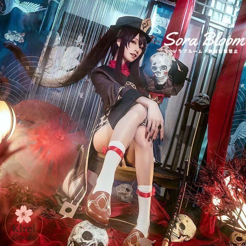 原神 胡桃（フータオ）コスプレフルセット Amazon.co.jp: 原神 周辺 璃月 胡桃 フータオ コスプレ衣装