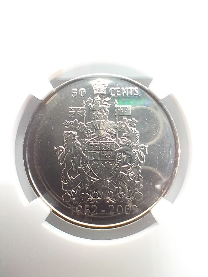 NGC GEM UNC 2002P カナダ ジュビリーバスト クイーンエリザベス NGC GEM UNC 2002P カナダ ジュビリーバスト クイーンエリザベス