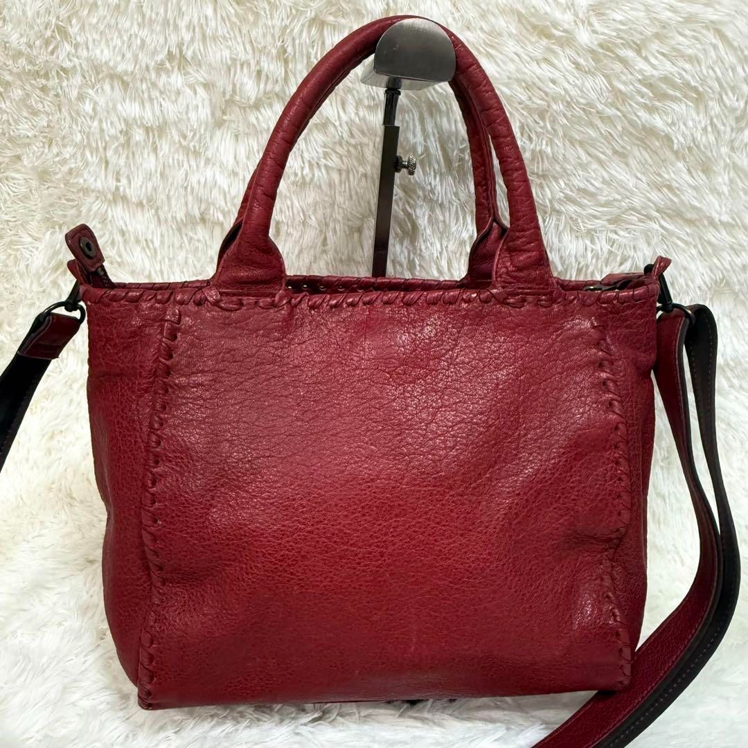 IBIZA イビサ 2wayロゴレザーハンドバッグ トートバック