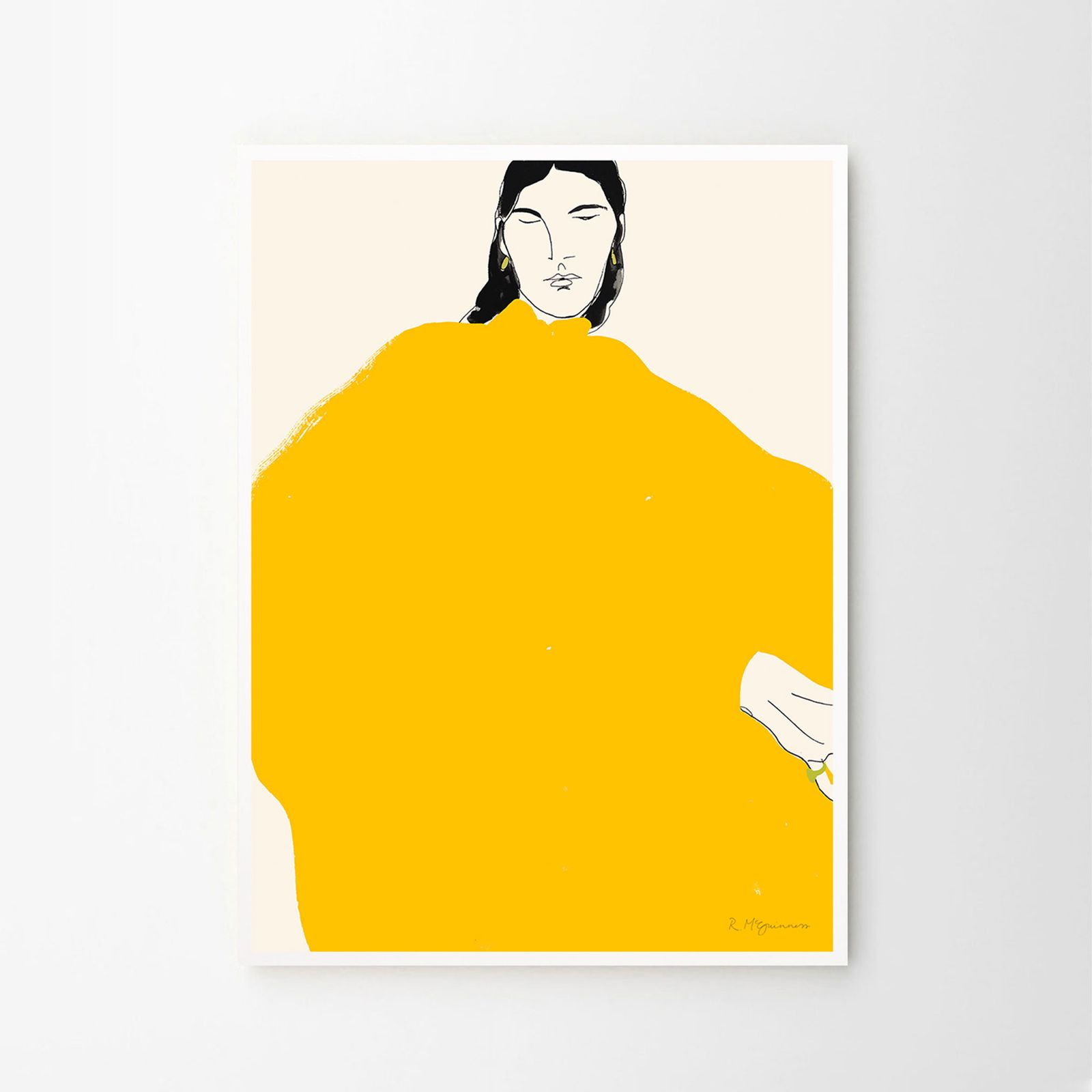 The Poster Club アートポスター 40×50cm Yellow Dress/124x10663