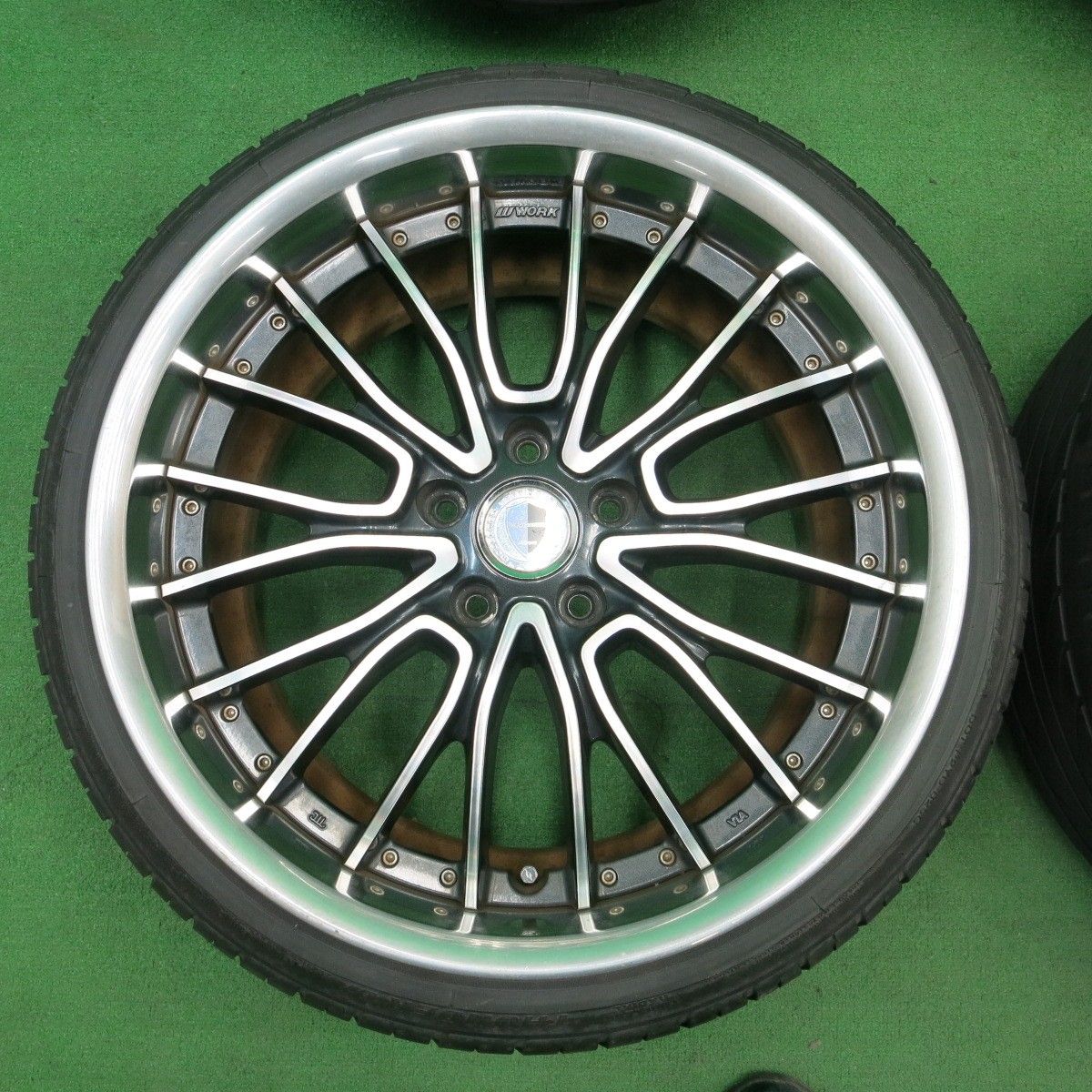 送料無料* バリ溝！21年！9.5分☆WORK SCHWERT SW5 GMP2 225/35R19 