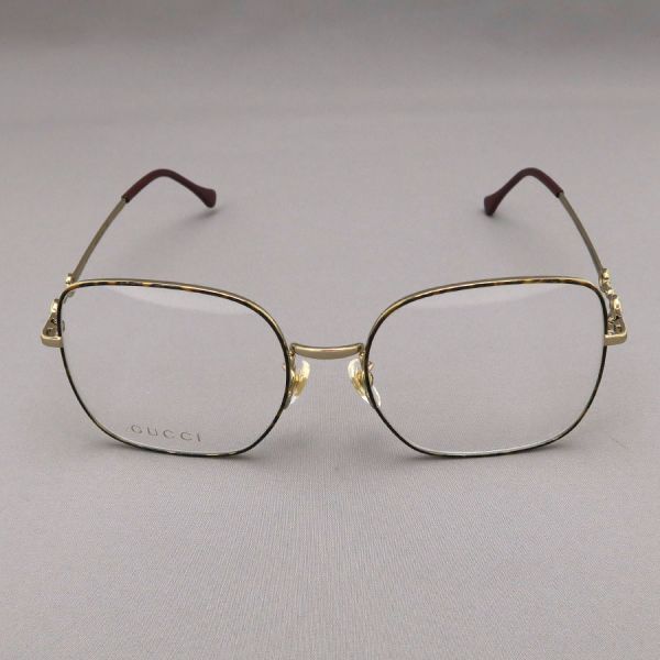 グッチ ホースビット・メガネフレーム GG0883OA【Bランク】【中古  