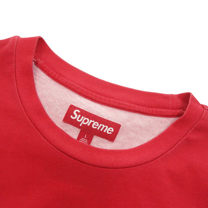 美品 Supreme Halftone S/S Top レッド 24ss シュプリーム/SUPREME 24SS Halftone S/S TOP Tee 半袖 Tシャツ