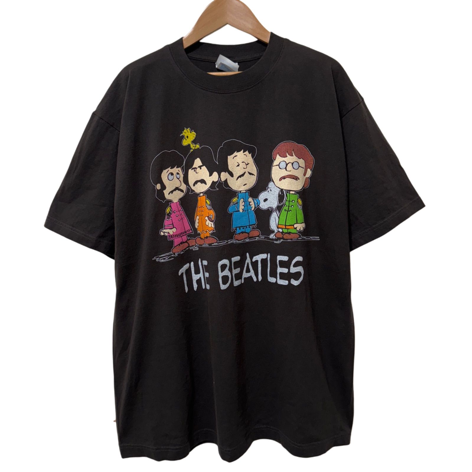 THE BEATLES ブラック Tシャツ 1991年 HANES アメリカ製 THE BEATLES ブラック Tシャツ 1991年 HANES アメリカ製