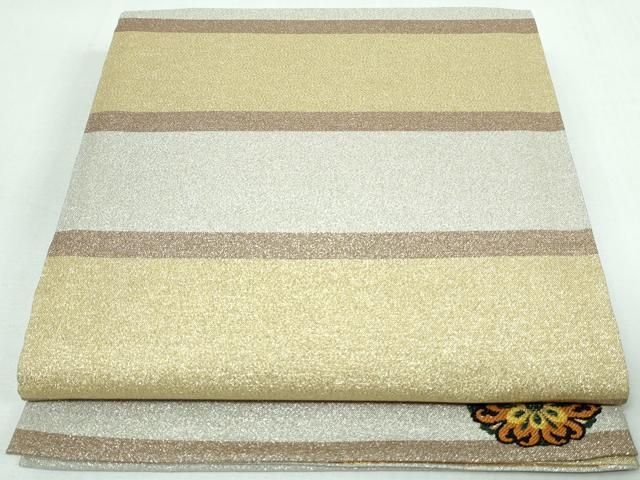 平和屋着物○田中工芸織物 祥園謹製 六通柄袋帯 スリーシーズン