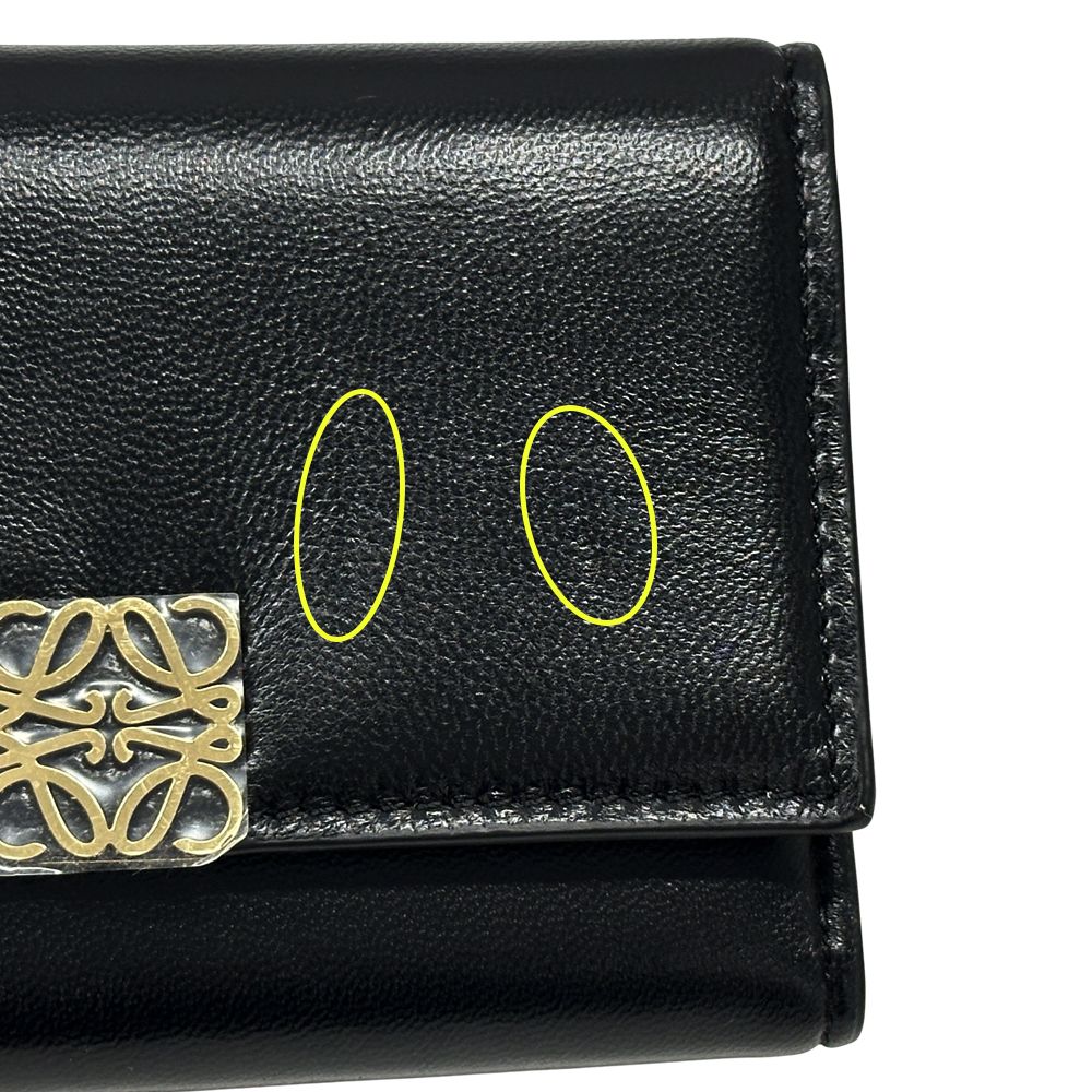 ロエベ LOEWE 財布 レディース ブランド パファー アナグラム 三つ折り