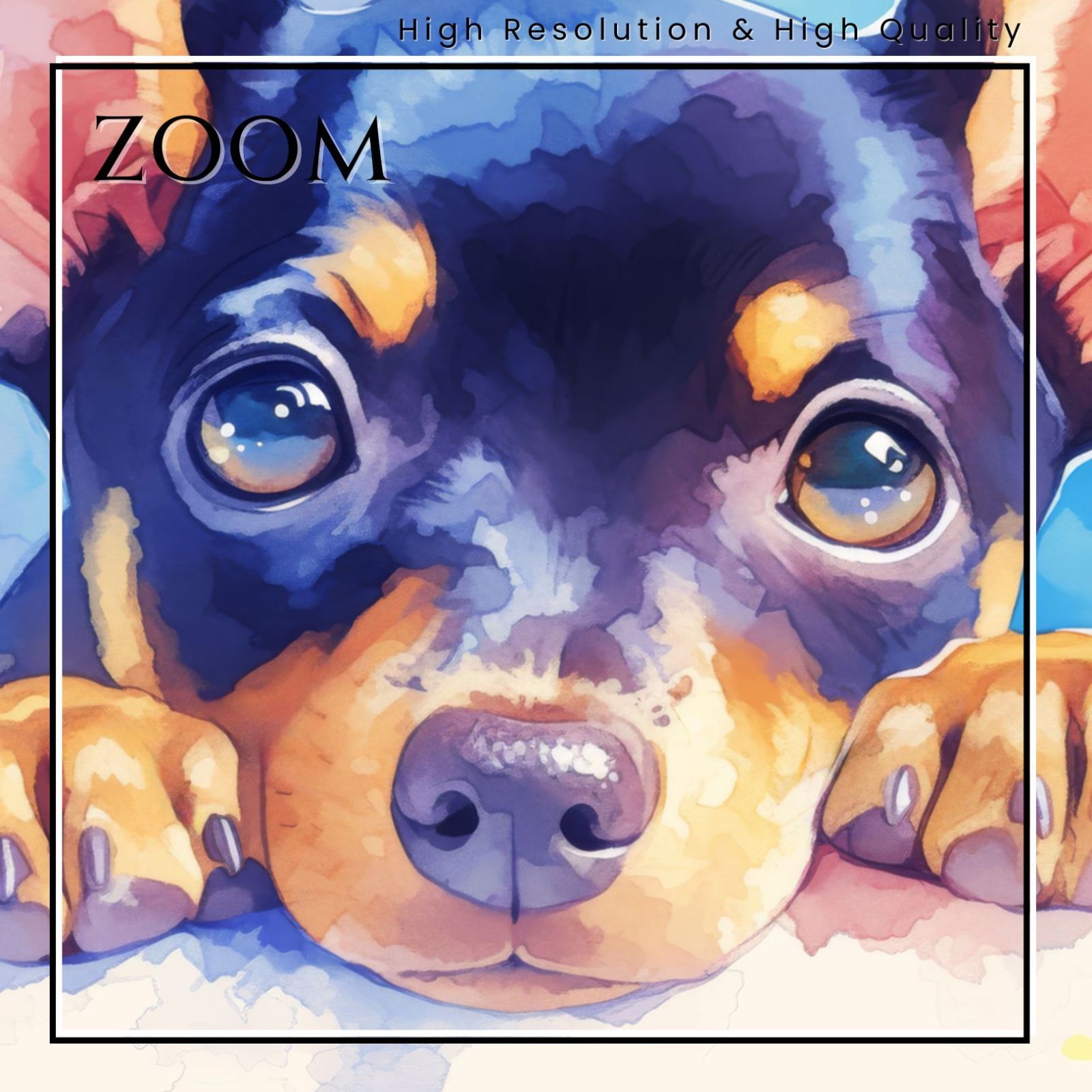 犬の絵 犬の絵画
