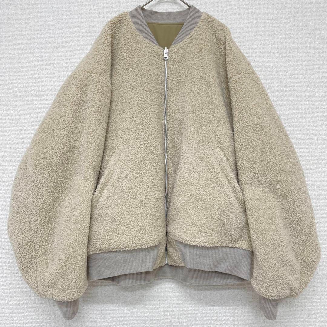 KAJA カジャ リバーシブル ボンバージャケット ボア ナイロン ブルゾン Ｍ