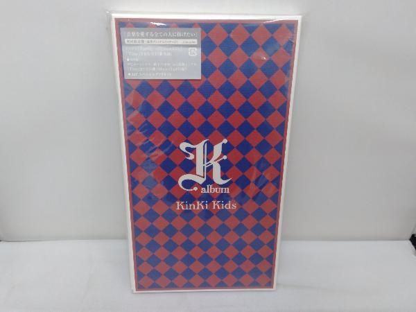KinKi Kids CD K album(初回限定盤)(DVD付) - メルカリ