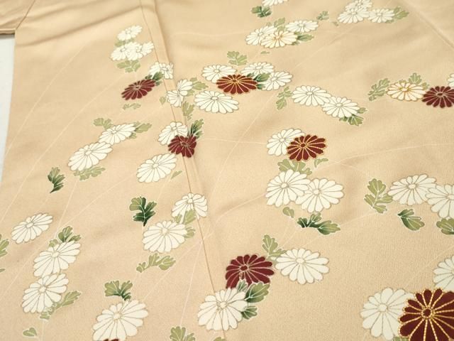 平和屋着物＊夏物 訪問着 絽 松竹梅 流水風景草花文 暈し染め