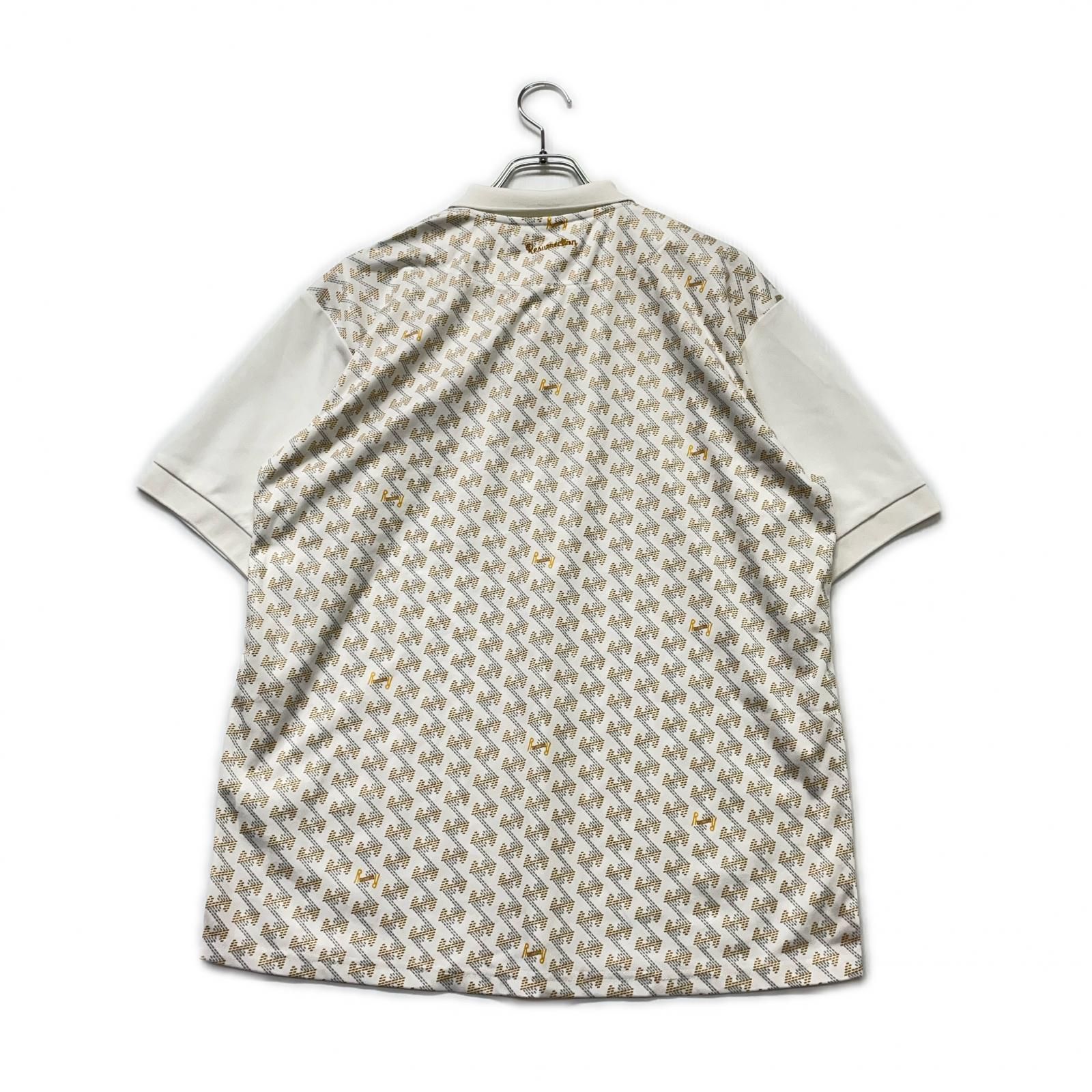 メンズ レザレクション Resurrection 半袖ポロシャツ XXL 白 ホワイト 23SS GMパターン