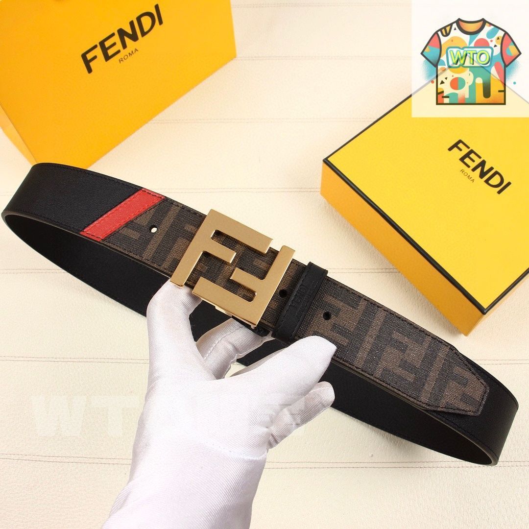 正規品☆フェンディ☆ベルト FFベルト レザー ブラック | Fendi