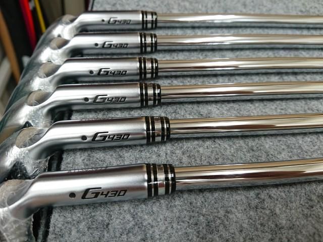 PING G430アイアンセット7本 MODUS 105 S 黒ドット 未使用品 PING ピン G430 黒ドット #6-PW/45 6本 アイアンセット