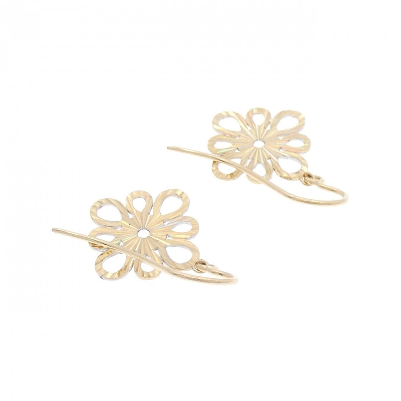 新品】K18YG/K18WG ピアス - メルカリ 