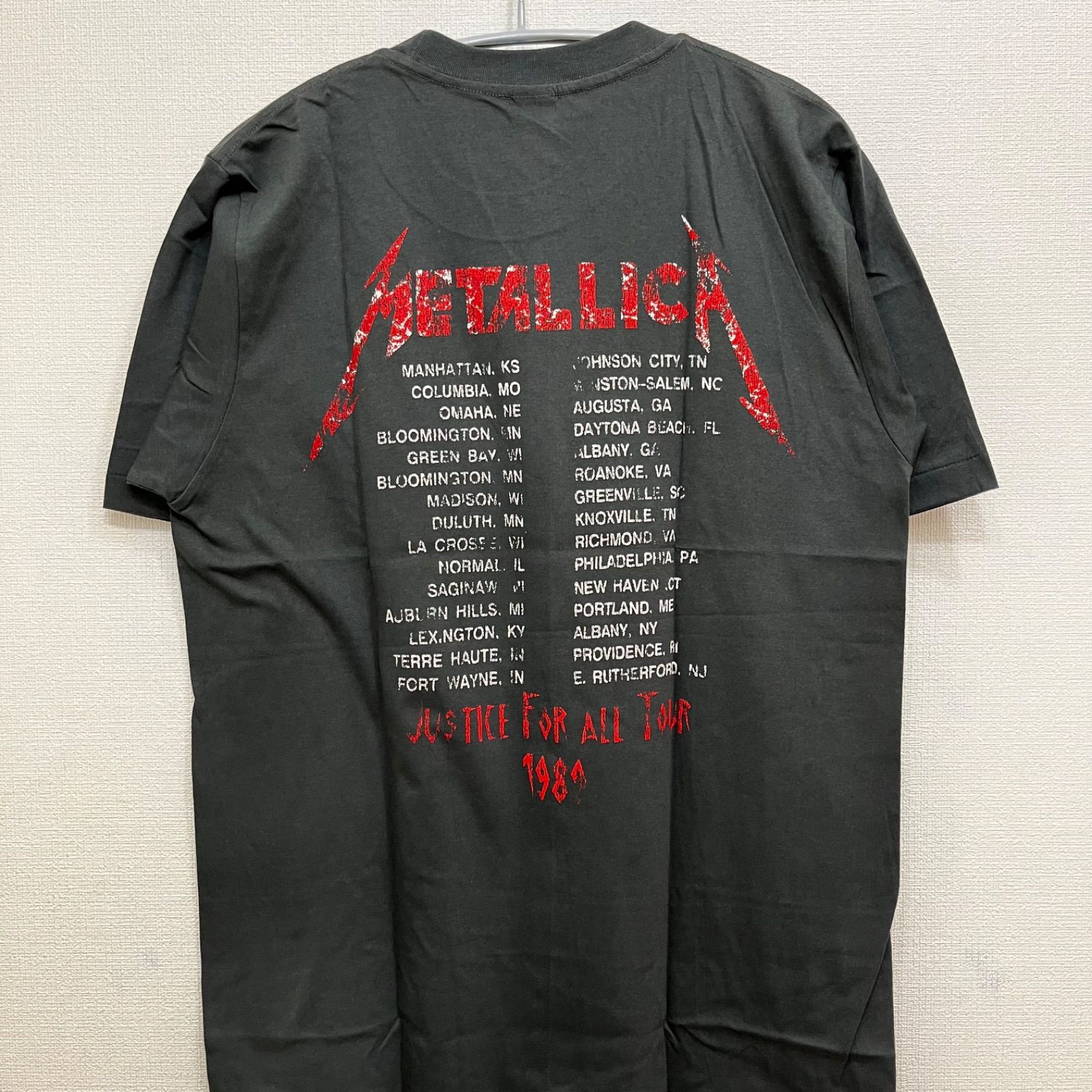 新品 メタリカ METALLICA バンドTシャツ ツアーTシャツ Lサイズ メンズ 