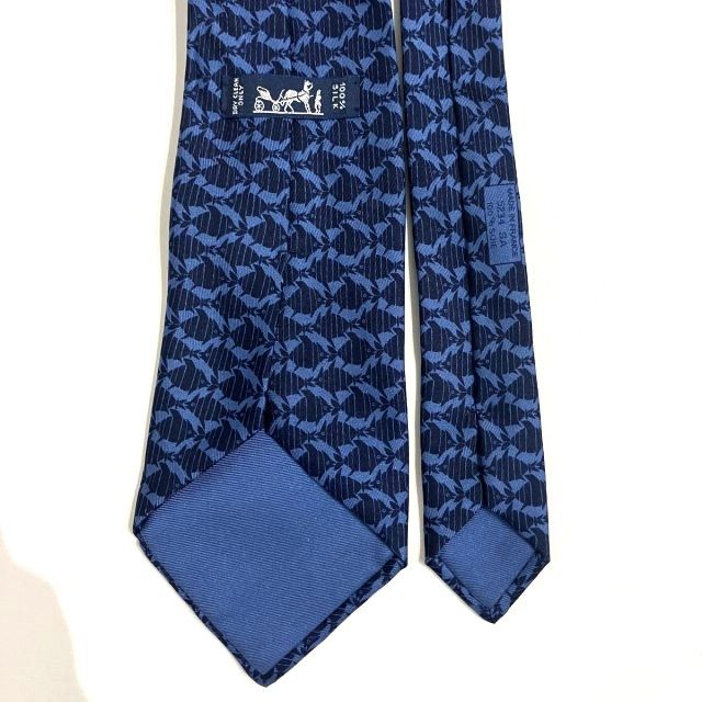 エルメス HERMES 美品 ネクタイ レギュラータイ カジュアル