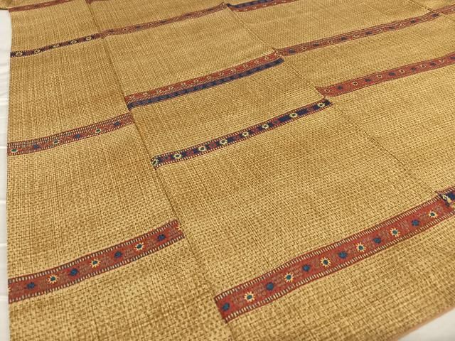 平和屋着物□男性 お召 吉祥文 正絹 逸品 CAAM2653ku