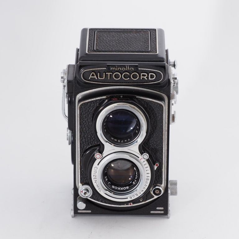 ★極美品★Minolta AUTOCORD ROKKOR 75mm F3.5 MINOLTA AUTOCORD 初期型 / ROKKOR 75mm F3.5 ミノルタ (55463