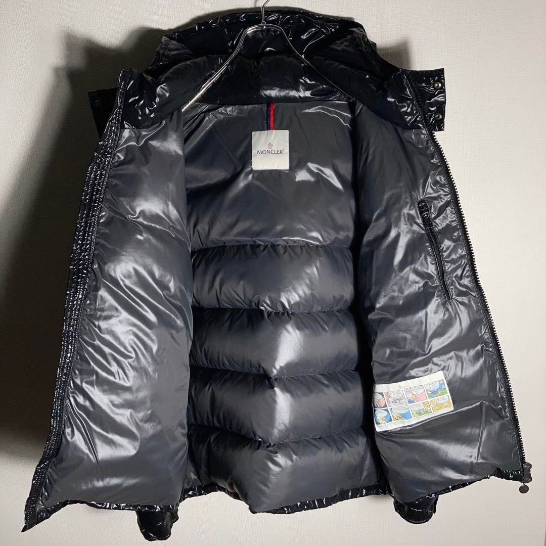 極美品/サイズ7】MONCLER ダウンジャケット MAYA 光沢 黒 - メルカリ