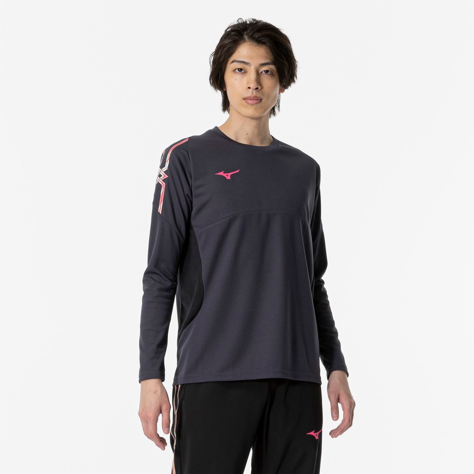 ミズノ MIZUNO ウエア 長袖 ロングTシャツ ロンT メンズ MCライン T