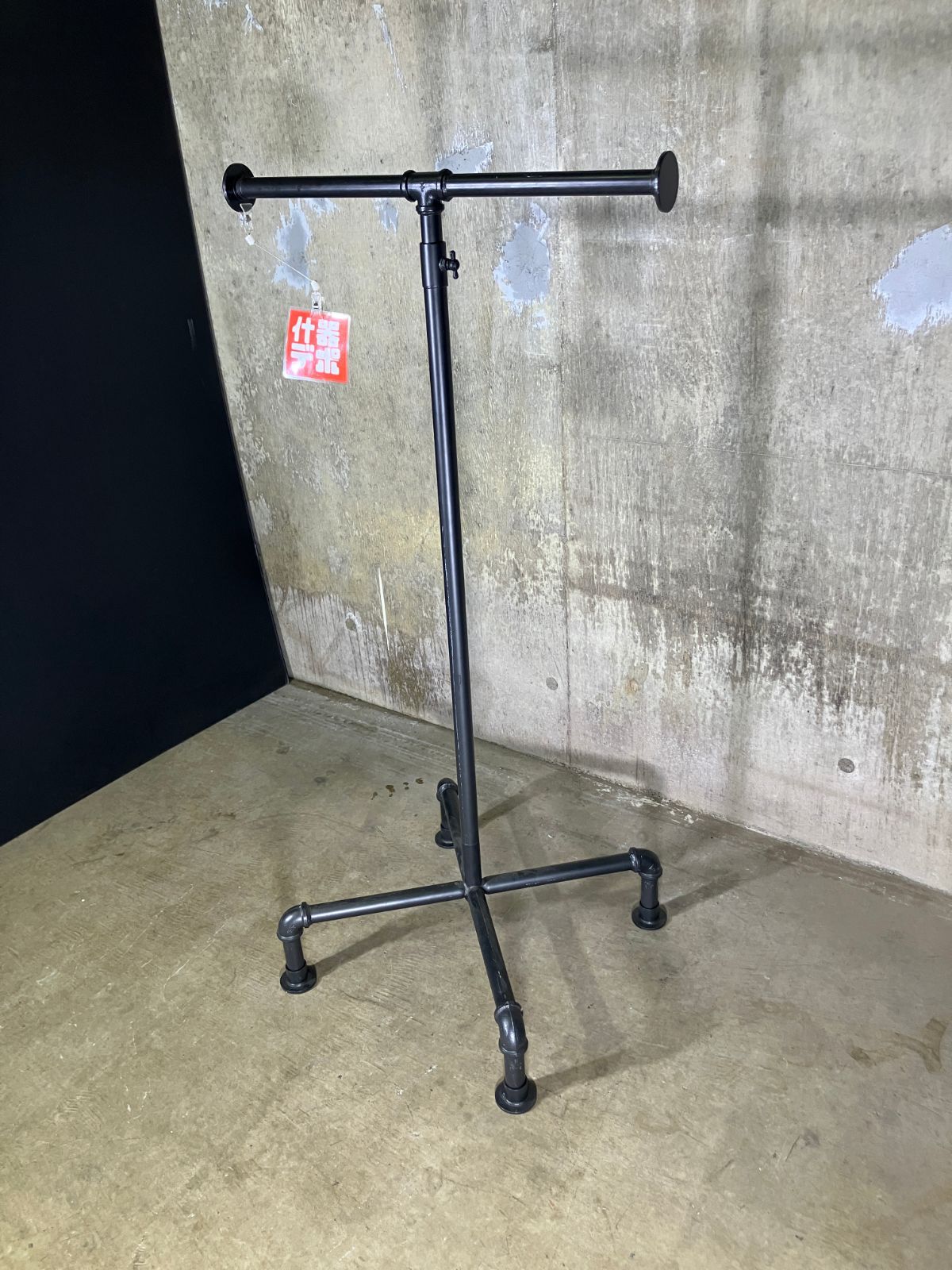 什器デポ T型 ハンガー 1 61-75-5-1 アイアンラック アパレル アイアンハンガー ストアエキスプレス コートハンガー ショップ